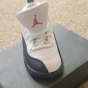 Jordan Kids Sneakers - White, Black, and Red